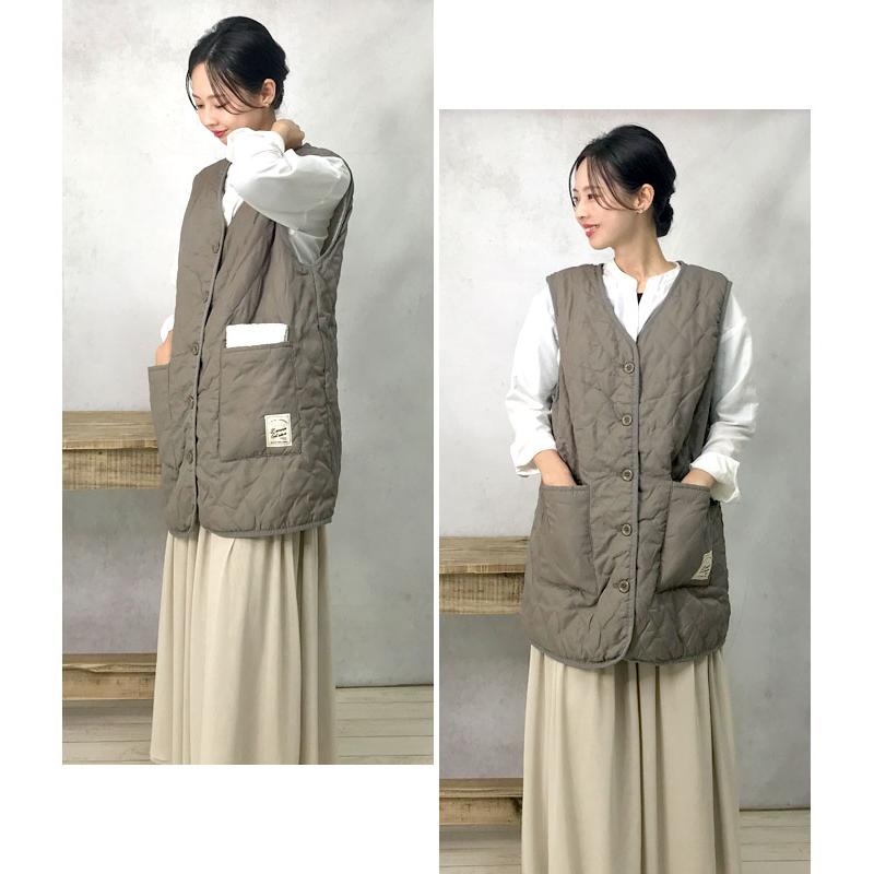 エプロン おしゃれ 裏起毛 裏ボア プルオーバー チュニック