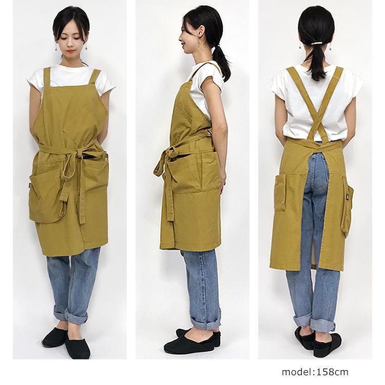 はなごごろママ様５点おまとめ分☆ 新品 タグ付 エプロン 新型] NEW X–STYLE APRON (BROWN COLOR)※背中でクロスさせて着