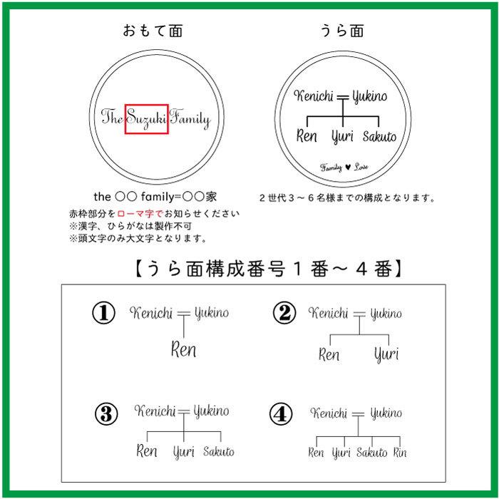 Family Love】木製 家族 ネーム キーホルダー 家系図 誕生 記念 お祝い