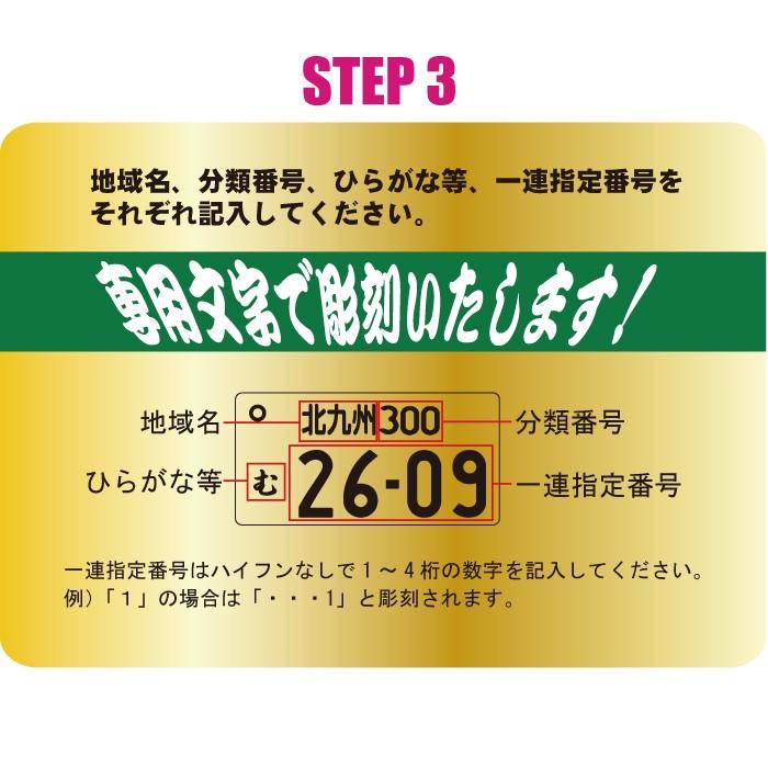 ナンバープレート キーホルダー 白 黄 緑 黒 選べるパーツ : ジェイズ