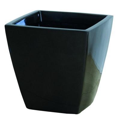 大型鉢カバー アーバンポット AS型 メタリックグレー AS-43 43×43×H40cm【大和プラ販 ヤマトプラスチック グラスファイバー FRP 植木鉢 4903266719043】