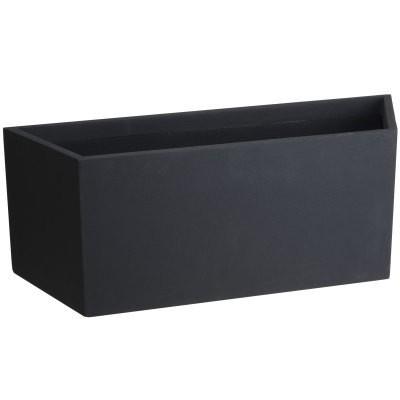 大型鉢カバー オクタゴン 100型 ブラック 104×31.5×79×H40.5cm【大和プラ販 ヤマトプラスチック グラスファイバー FRP 植木鉢 4903266725839】