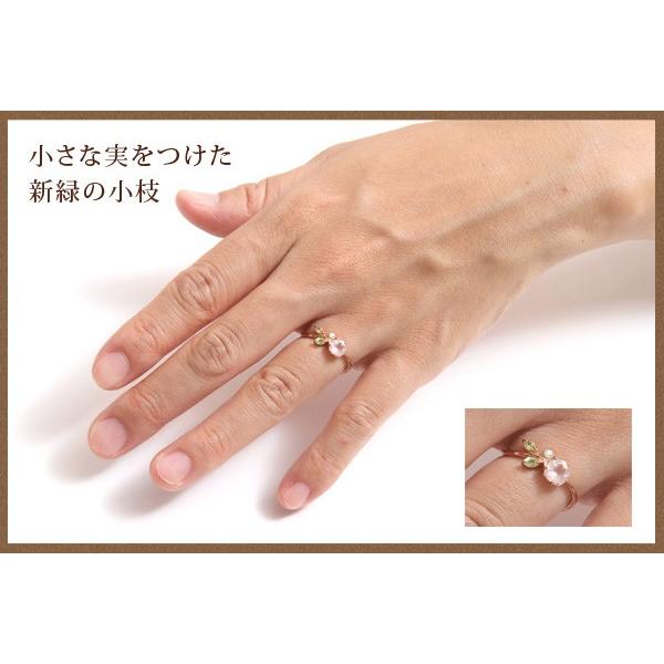 リング me on K10ピンクゴールド デザインリング ローズ リング me on K10ピンクゴールド デザインリング ローズ