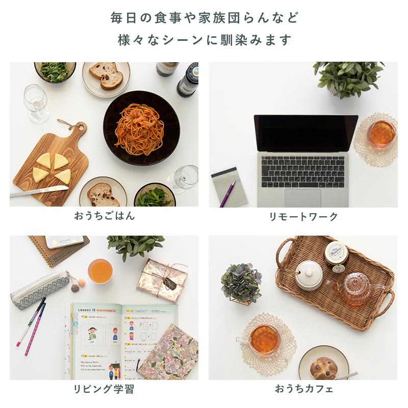 ダイニングテーブル 単品 〔幅75×奥行75×高さ70cm〕｜zakka-lukit｜04