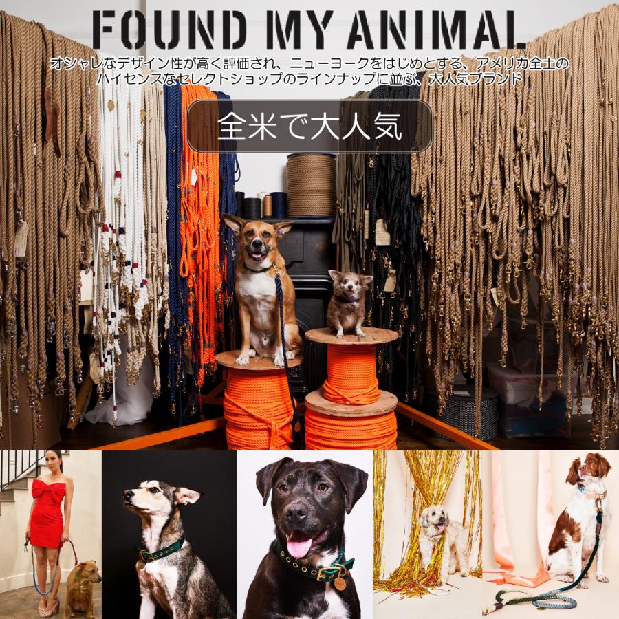FOUND MY ANIMAL ファウンドマイアニマル Rope Dog Leash Adjustable