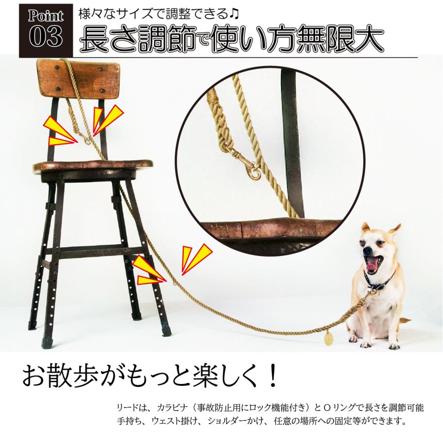 ファウンドマイアニマル Rope Dog Color マリーンロープ モチーフ FOUND MY ANIMAL ファウンドマイアニマル Rope Dog Leash Adjustable