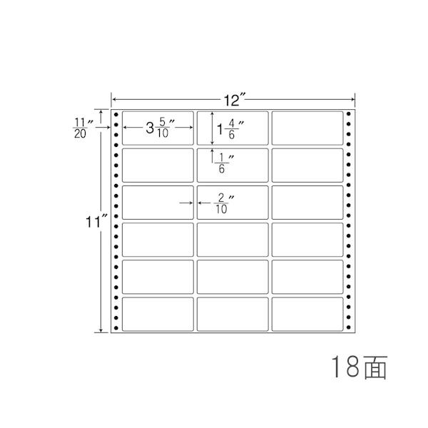 ナナラベル M12P ナナフォームＭ 18面3×6 500シート