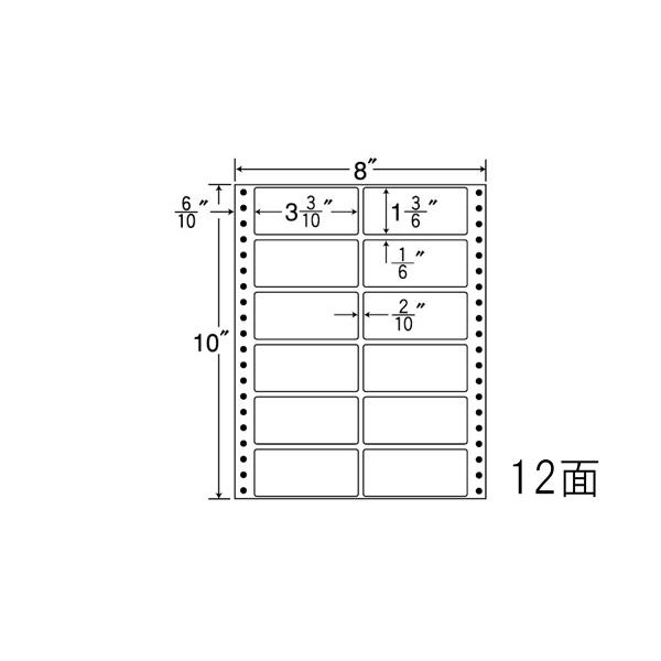 ナナラベル MT8CS ナナフォームＭ 12面2×6 500シート