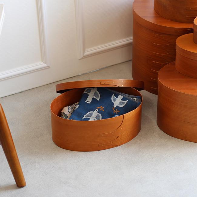 新品未使用 シェーカー オーバルボックス SとMセット 小物入れ アクシス AXCIS シェーカーボックス S シェーカー オーバルボックス