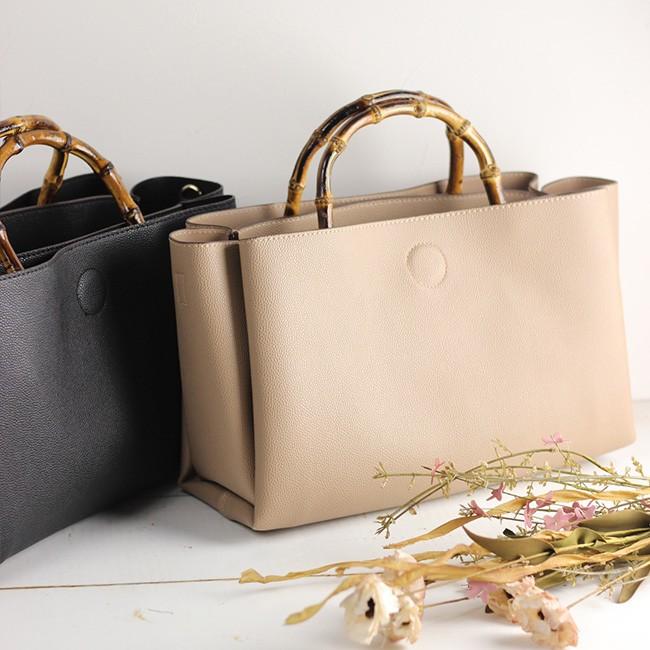 バンブーハンドルバッグ バンブーハンドル バッグ バンブー 持ち手 ハンドバッグ ショルダーバッグ レディース おしゃれ Ha227 雑貨のねこや 通販 Yahoo ショッピング