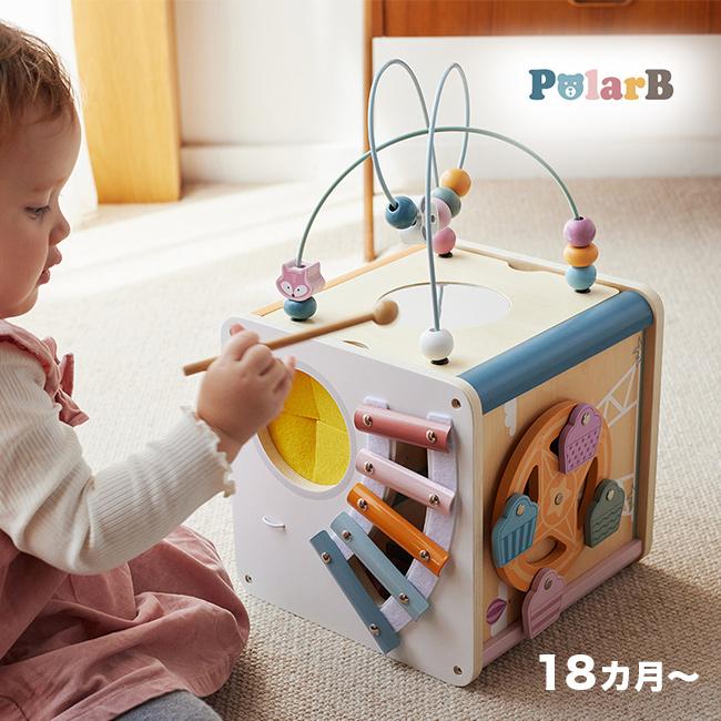 PolarB ポーラービー 8イン1 アクティビティ ボックス(型はめパズル 型