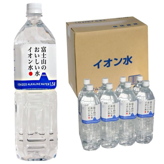 富士山のおいしい水 イオン水 1ケース 1 5l 8本 溶解度 酸素量 比重 比熱 メーカー直送 Hu943 雑貨のねこや 通販 Yahoo ショッピング
