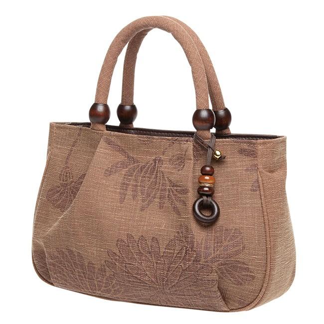 柿渋染バッグ マロン アオリ手提げ 871025(レディース トート トートバッグ 手提げバッグ 柿渋 かばん 柿渋染め バッグ)