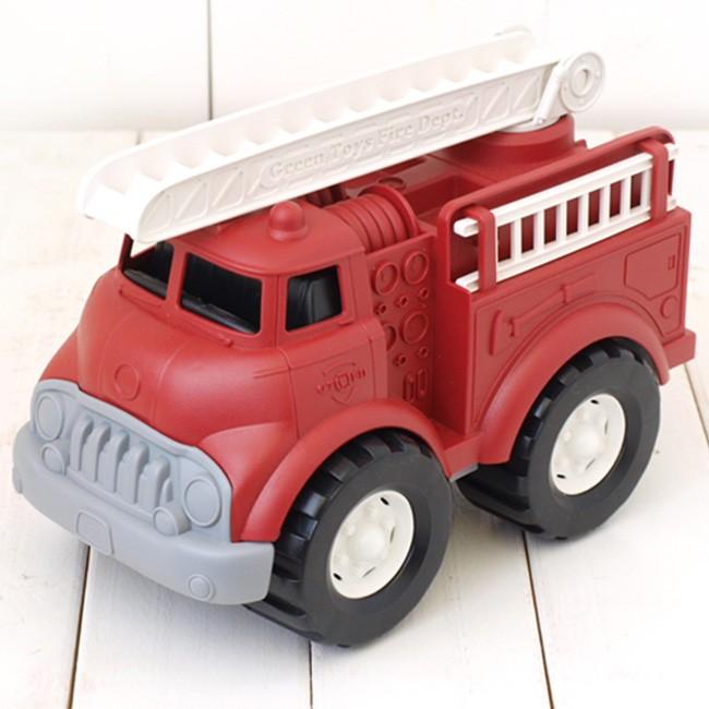 green toys ファイヤートラック GRT-FTK01R(おもちゃ 玩具 消防車 室内