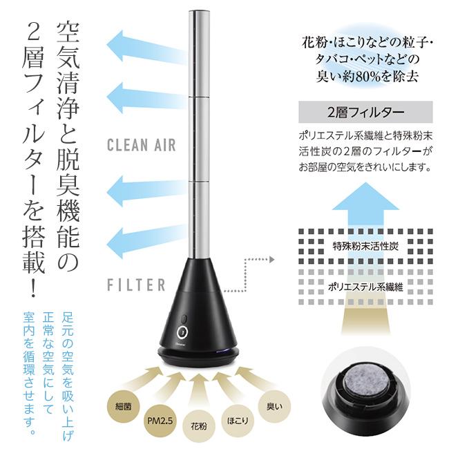 Chrester クレスター マルチエアー スリムサーキュレーター(タワー型