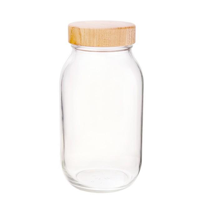 Mokuneji ポット L 900ml Mj Pot L コーヒー豆 パスタ 調味料入れ おすすめの保存容器 木製のふた 密閉容器 おしゃれなガラス製の見せる収納 密閉の保存瓶 Mo245 雑貨のねこや 通販 Yahoo ショッピング