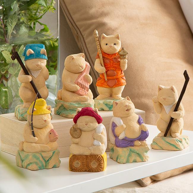 公式店舗 Morita 仏像工房 仏屋さかい 猫buddaha 七福神 7体セット 猫 ねこ ネコ 置物 猫雑貨 小さい かわいい おしゃれ ミニ Mo423 雑貨のねこや 通販 Yahoo ショッピング 値引きする Wjhni Com
