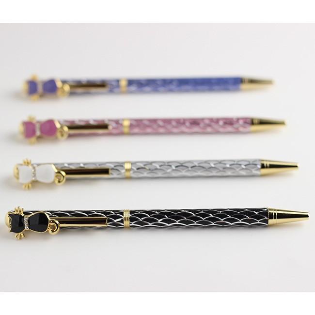 クリスタルオブジェ、スワロフスキー猫、名刺入れ、ボールペン２点 クリスタルオブジェ、スワロフスキー猫、名刺入れ、ボールペン2