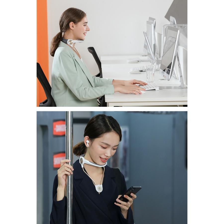 ネックサポーター(ネック サポート サポーター 首サポーター 軽量 軽い 簡単装着 角度調整 デザイン シンプル) 1-2Wの画像
