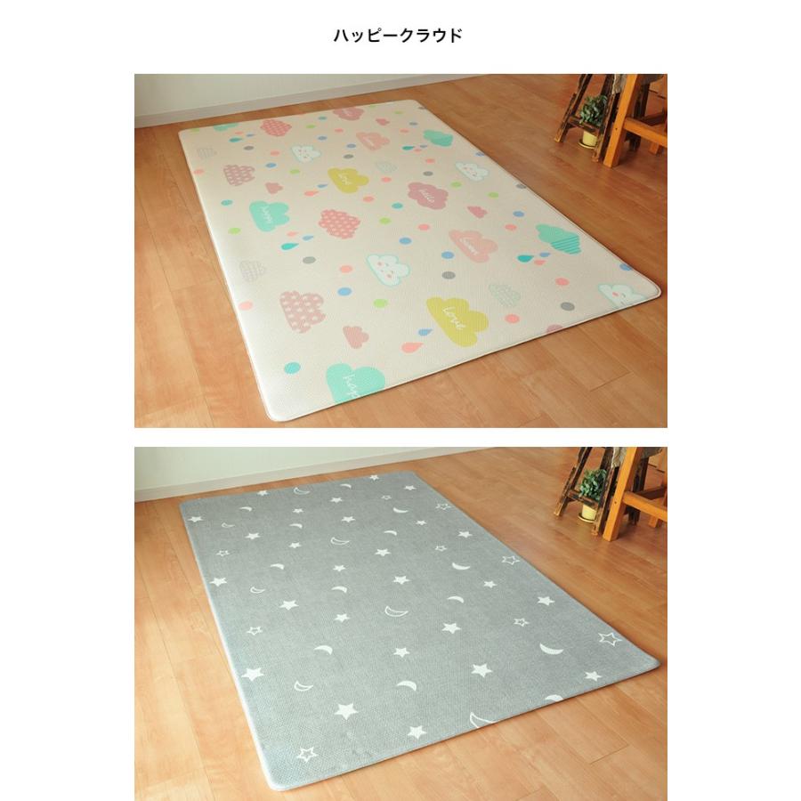 MILINBABY　プレイマット3枚 プレイマット 防水 防音 道路 ベビーマット 赤ちゃん 抗菌 PVC