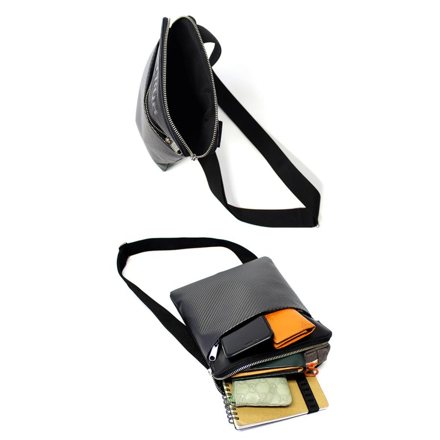 激安特価 ボディバッグ カーボンレザー かっこいい おしゃれ メンズ 鞄 カバン かばん 撥水 軽量 カーボンレザー 肩掛け ショルダーバッグ メンズ ビジネスバッグ Comcell Net