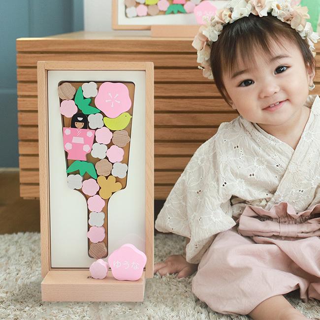 Puca プーカのはごいた 620-231(正月飾り 羽子板 飾り 玄関 リビング 和室 かわいい 置き型 おしゃれ ナチュラル)