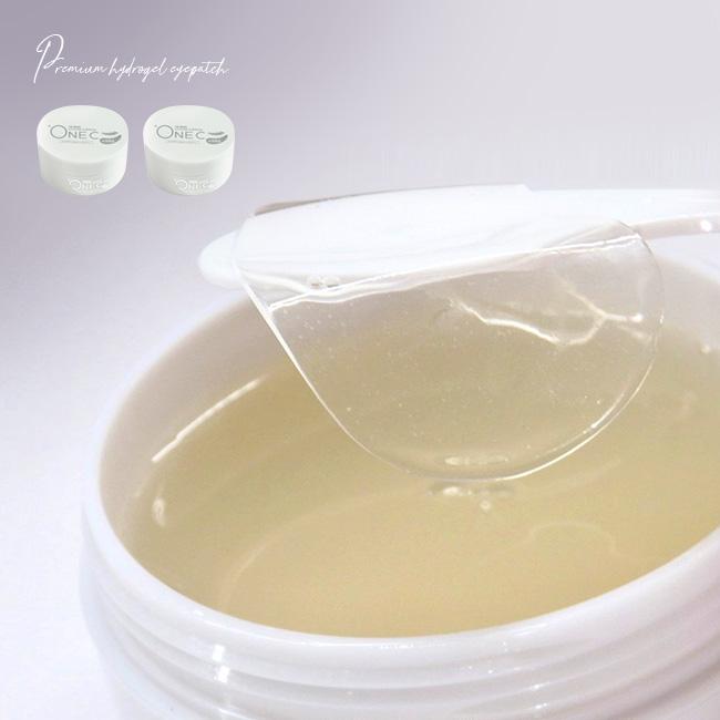 プラワンシー＋ONEC プレミアムハイドロゲル アイパッチ 60枚入り《2個