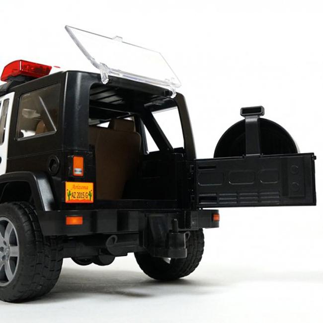 bruder ブルーダー Jeep パトカー フィギュア付き(働く車 乗り物 警察