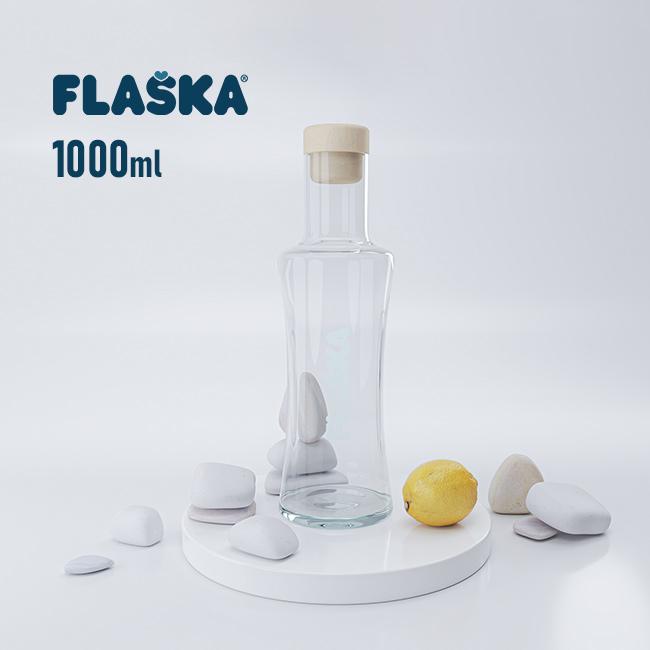 FLASKA JUG VODAN 1000ml(おしゃれ ウォータージャグ 水差し ガラス