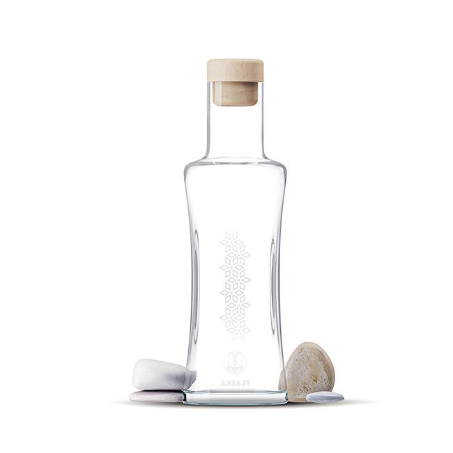 FLASKA JUG VODAN 1000ml(おしゃれ ウォータージャグ 水差し ガラス