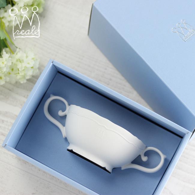 レアーレ Reale スープカップ ポタジェ 白 離乳食 食器 おしゃれ かわいい ベビー食器 子ども食器 子供用食器 子供 ベビー キッズ 即納 最安値