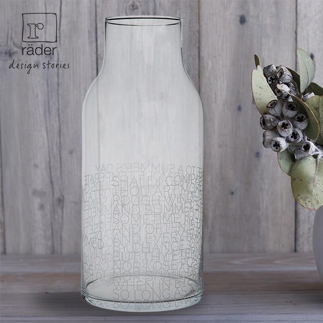 Rader レダー Glass Vase Shakespeare 0134-826(フラワーベース フラワーガラス ガラスベース おしゃれ かわいい)