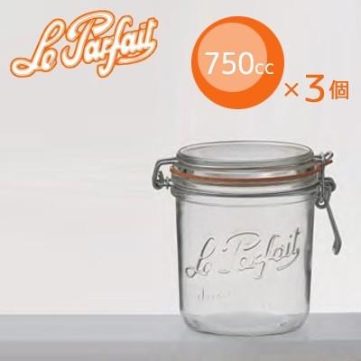 Le Parfait ル パルフェ テリーヌ750cc 3個セット 密封瓶 ビン 保存容器 おしゃれ ストッカー 密封ビン 瓶 Zuuvpskoya Godawaripowerispat Com
