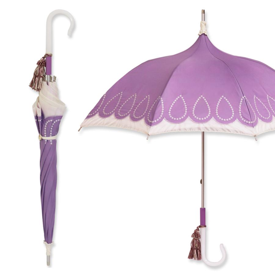 ファッション通販 雨具 長傘 傘 Col 16 レディース ラベンダー パゴダ傘 晴雨兼用 ダズリング ルビー ルミエーブル ファッション ゴスロリ コラボ 関塚さやか 雨傘 日傘 紫外線 傘 Yvesbaggi Com