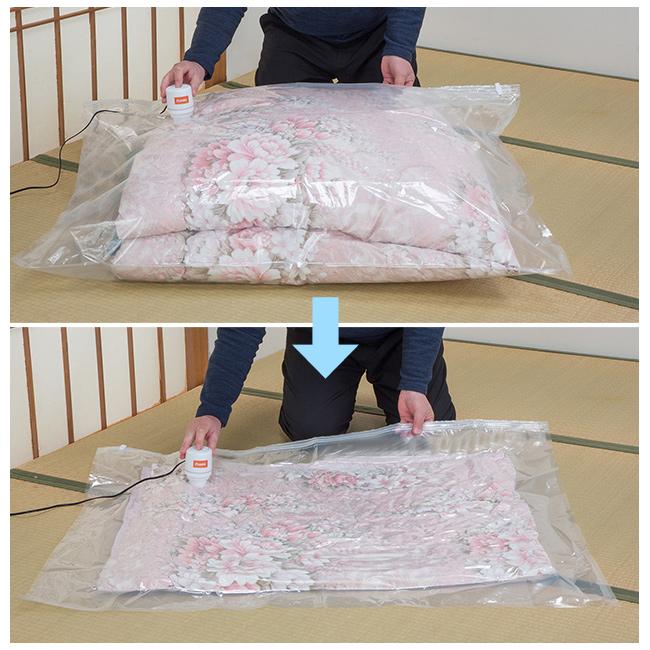 1️⃣掃除機のいらない布団圧縮セット15点2️⃣布団用圧縮袋M.LL 各2枚(箱) 2点 掃除機のいらない布団圧縮袋 15点セット(布団 圧縮袋 掃除機なし 布団