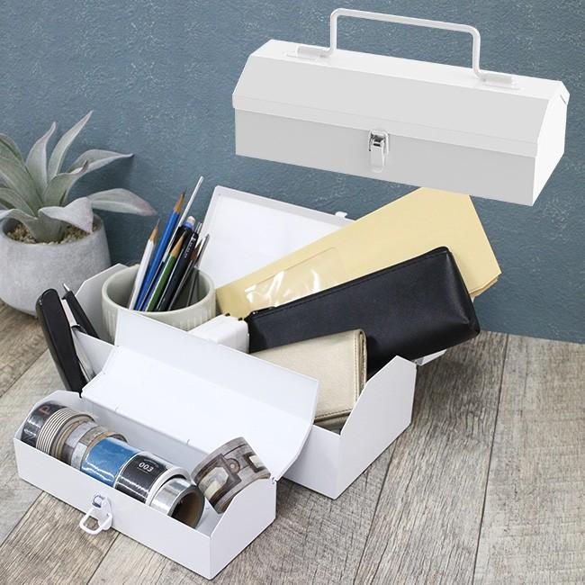 スチール ストレージボックス Ssb Wh ツールボックス おしゃれ 北欧 モダン インテリア 蓋付き 収納ボックス フタ付き 即納 Su060 雑貨のねこや 通販 Yahoo ショッピング