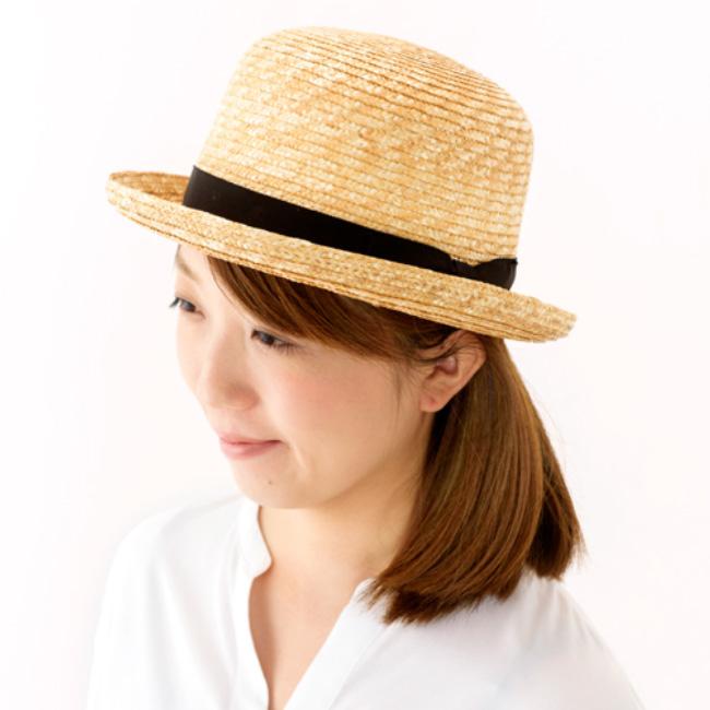 田中帽子店 Colette コレット カンカン型中折れ帽 UK-H064-NA(田中帽子