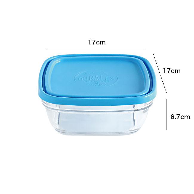 DURALEX デュラレックス カレボウル 蓋付き 17cm 1150ml(保存容器 耐熱
