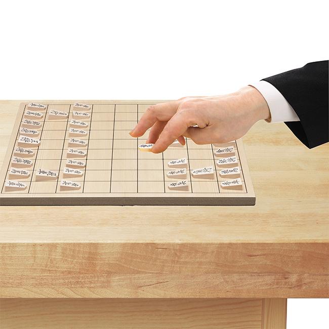 やま屋 折れ盤セット(将棋盤 折りたたみ 木製 将棋 セット 将棋盤