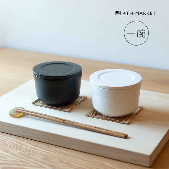 4th-market 八十八 お櫃 一碗(萬古焼 おひつ 一膳 一膳用 1膳 陶器 一人用 茶碗 茶わん 残りご飯 ご飯 保存 保存容器) 即納 の商品画像