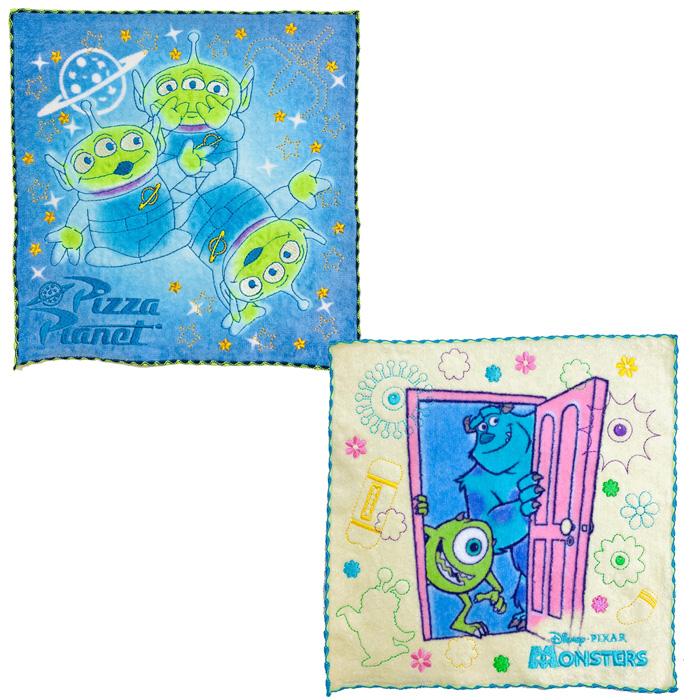 ディズニー ミニタオル トイストーリー モンスターズインク タオル ハンカチ 25 25cm 女性 女子 男性 男子 高級 刺繍 リトルグリーンメン サリー マイク Zakka Off 通販 Yahoo ショッピング