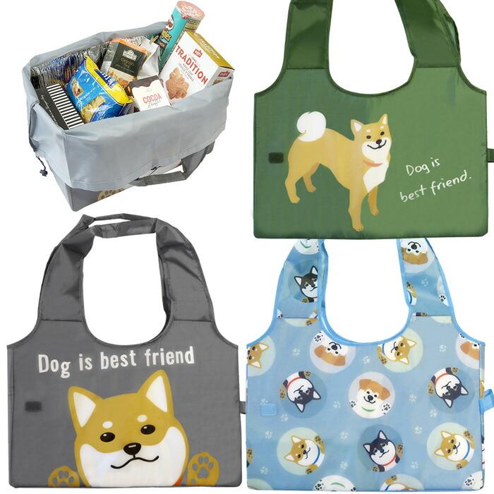 柴犬 保冷ショッピングバッグ 大容量 レジカゴバッグ レジかごバッグ ...