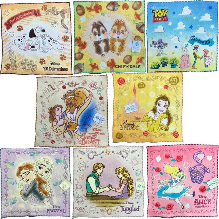 ディズニー ミニタオル 8枚セット タオルハンカチ ハンカチタオル タオル ハンカチ プリンセス チップ デール アナと雪の女王 綿100 Zakka Off 通販 Yahoo ショッピング