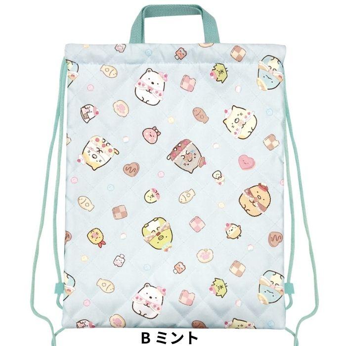 すみっコぐらし キルト バッグ 3点セット レッスンバッグ シューズ