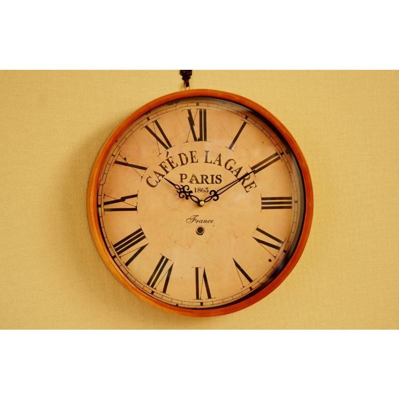 壁掛け時計 ラガールクロック Cafe De Lagare レトロクロック