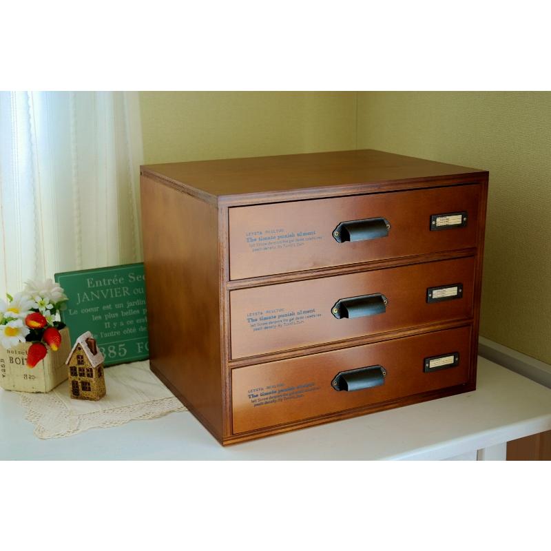 フランスアンティークファイリングシェルフ木製キャビネット書類整理棚