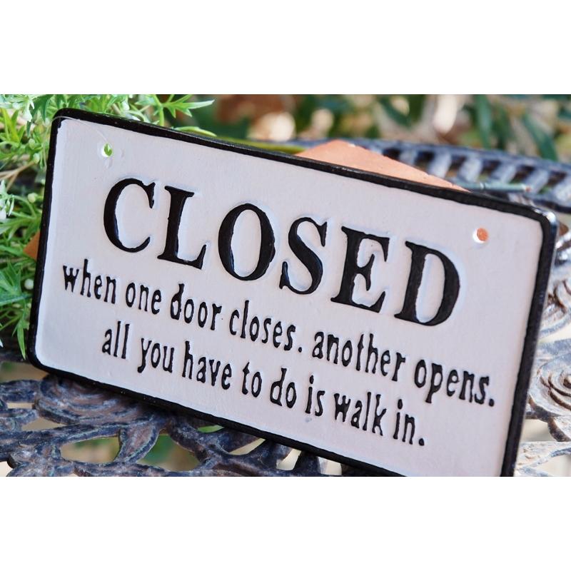 【限定値下げ】アイアン Open/closed  看板 サインスタンド 開店 閉店 OPEN CLOSED 看板 什器 店舗 両面パネル