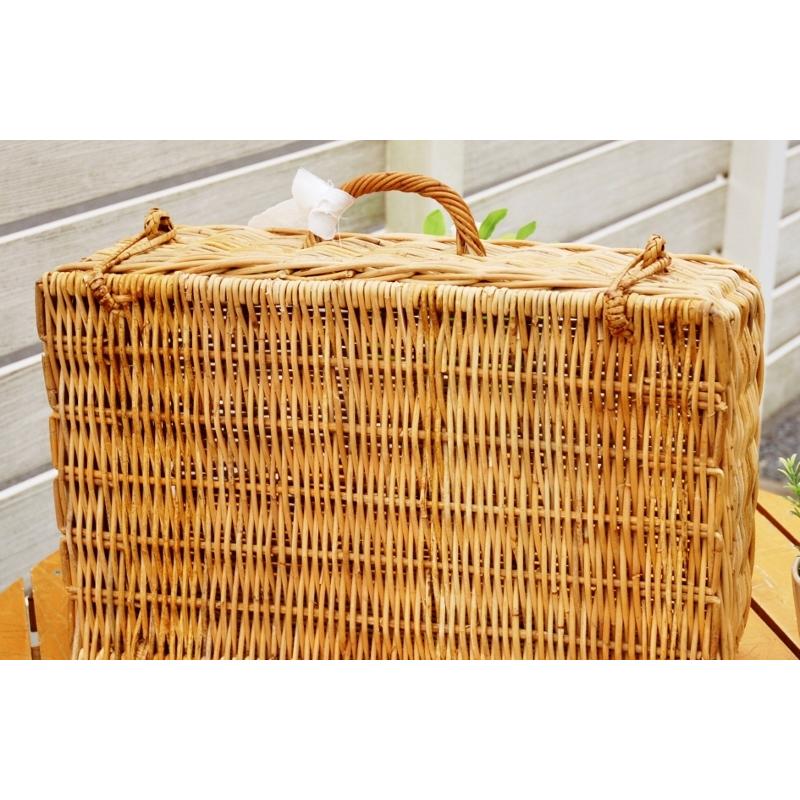 アラログバゲッジバスケット L トランク　籠 楽天市場】アラログバゲッジバスケット Lラタン トランク