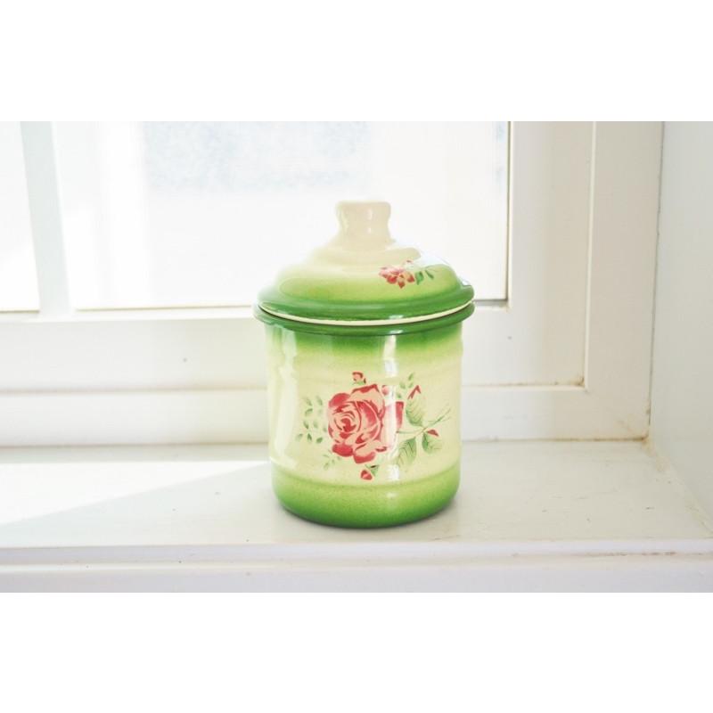 imane 琺瑯 ミニチュアキャセ3点セット / イマン マニー 薔薇雑貨