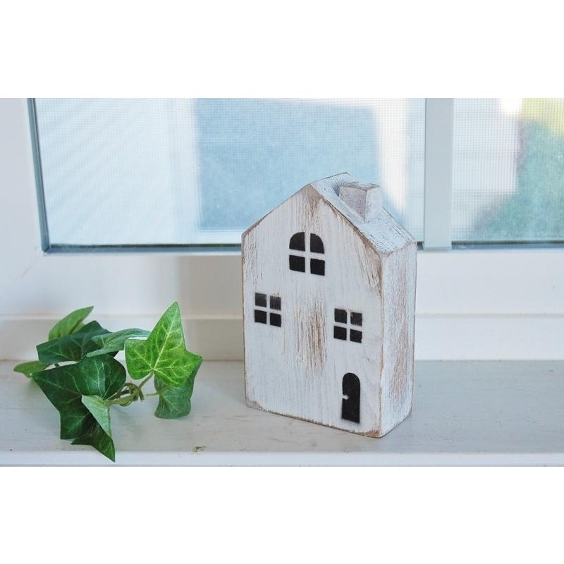 新作からsaleアイテム等お得な商品満載 置物 マスコット 木製 木でできたお家 Azi Azi アジアジ ハウスデコ 白 ホワイト ブロック オブジェ インテリア 雑貨 木の家 Aziazi かわいい Aynaelda Com